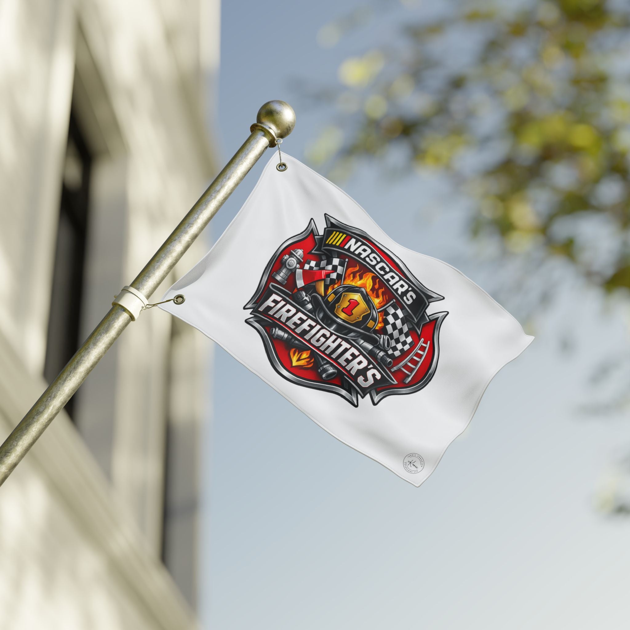 Firefighter Double Sided Flag