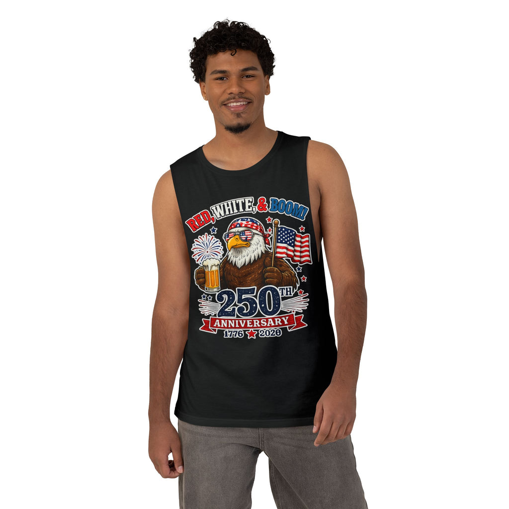 Red, White, & Boom Unisex Tank Top