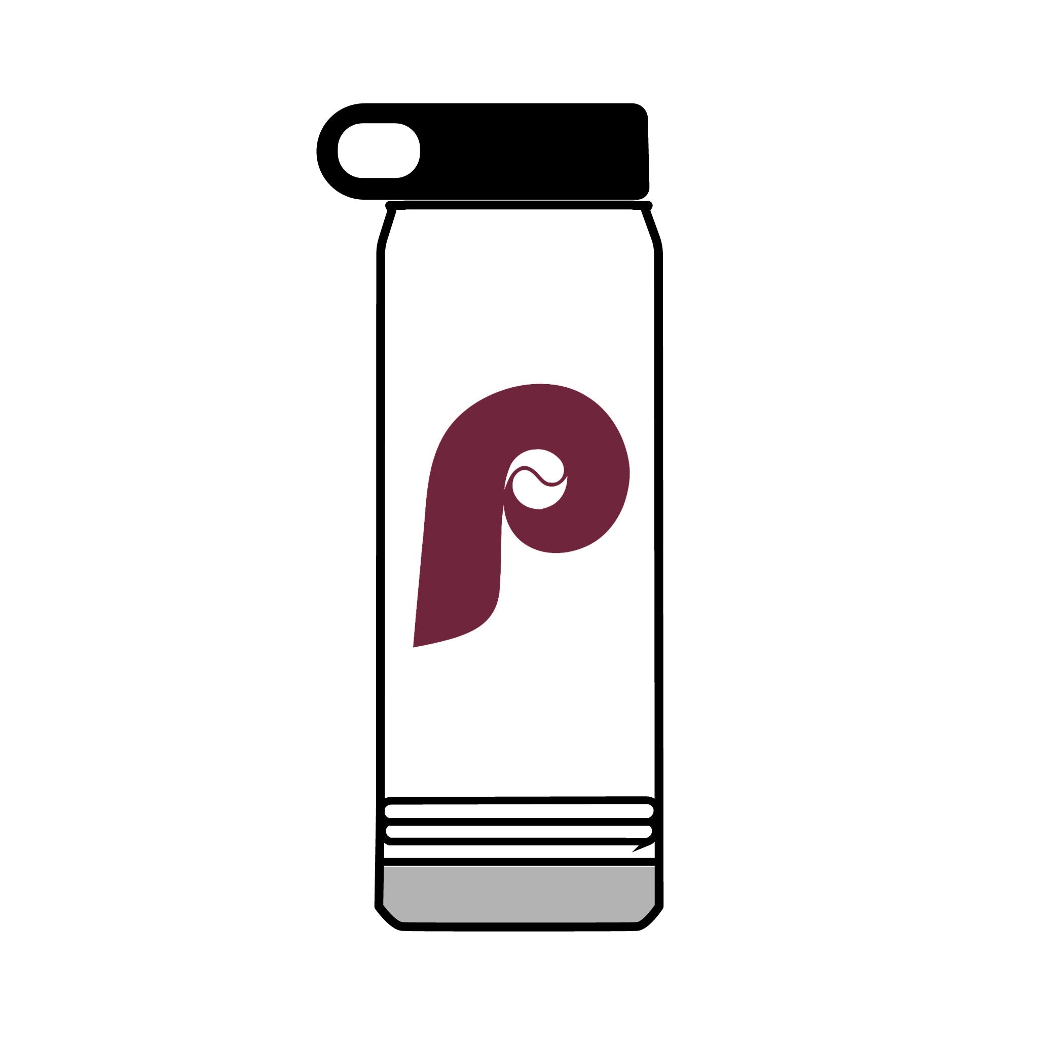 Retro Phillies Water Bottle, 32oz