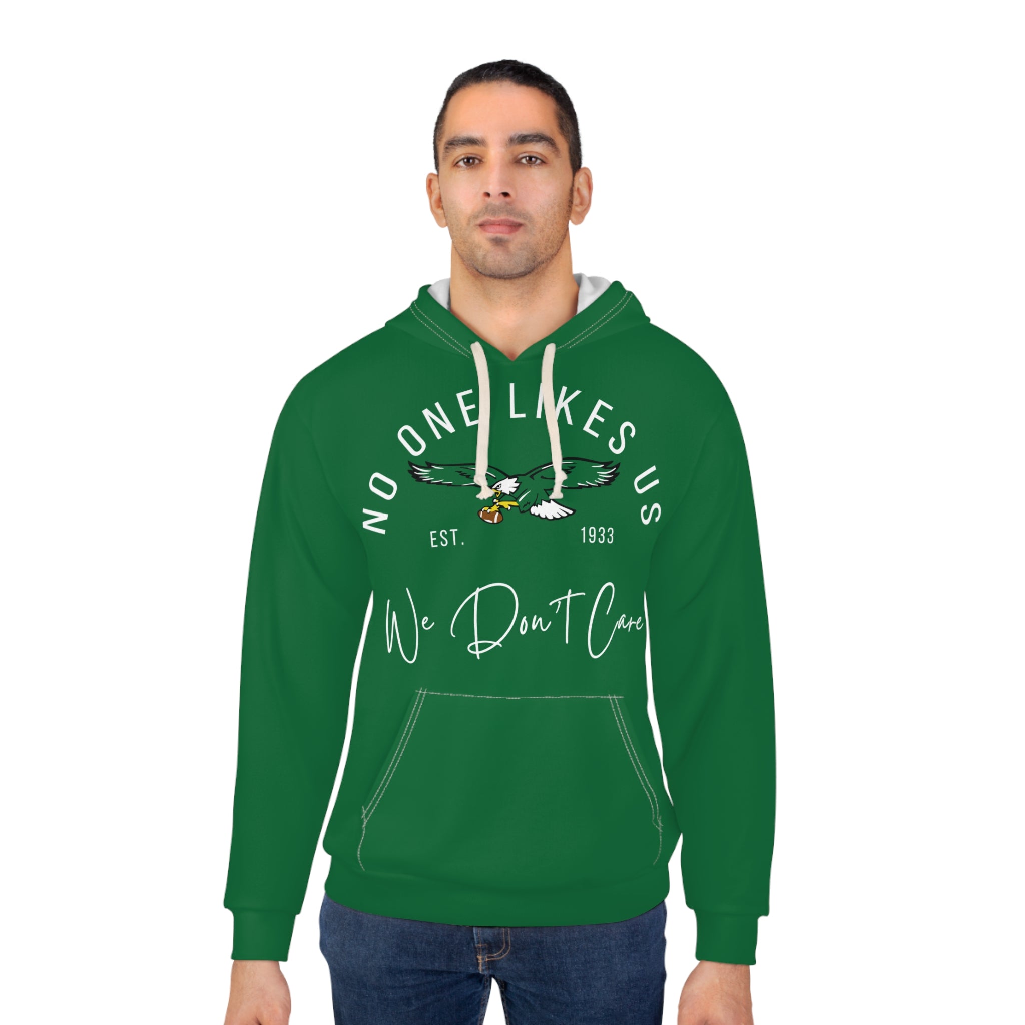 No One Likes Us Pullover Hoodie (AOP)