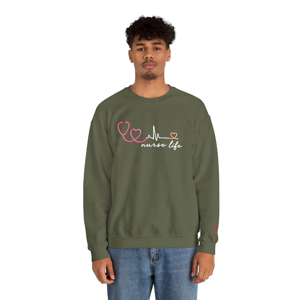 Nurse Life Unisex Crewneck Sweatshirt