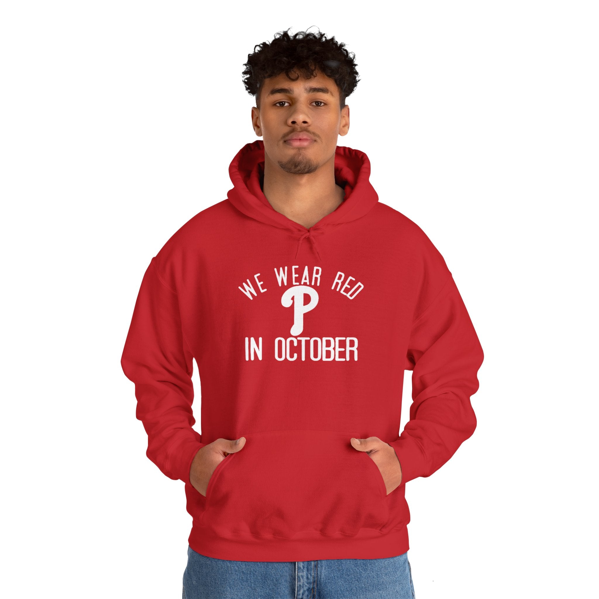 We Wear Red Hooded Sweatshirt