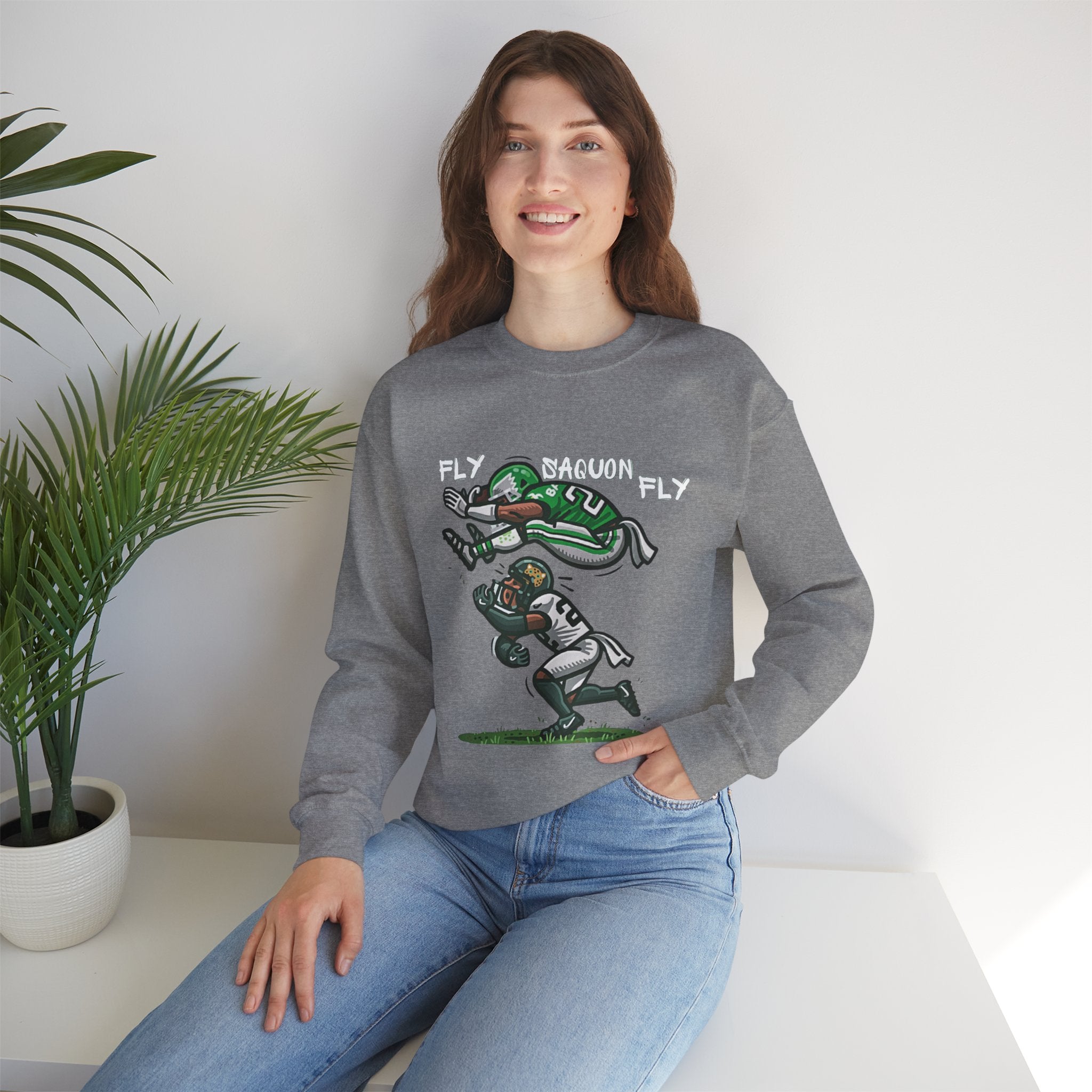 Unisex Fly Saquon Fly Crewneck Sweatshirt