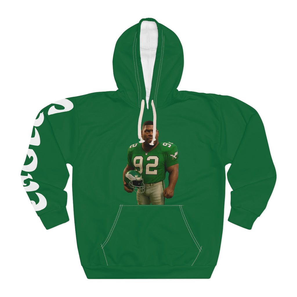 Reggie White Unisex Pullover Hoodie (AOP)