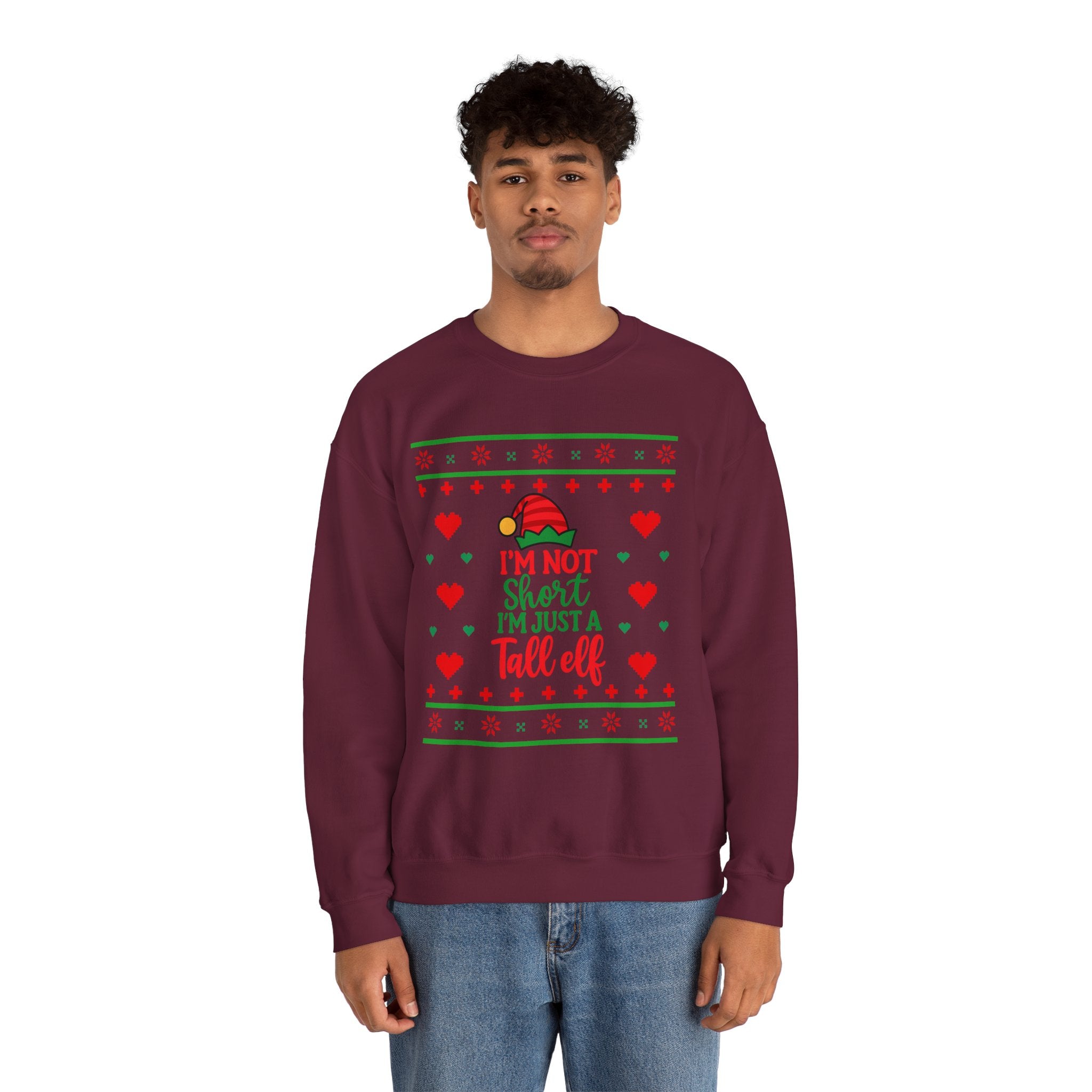Tall Elf Unisex Sweatshirt