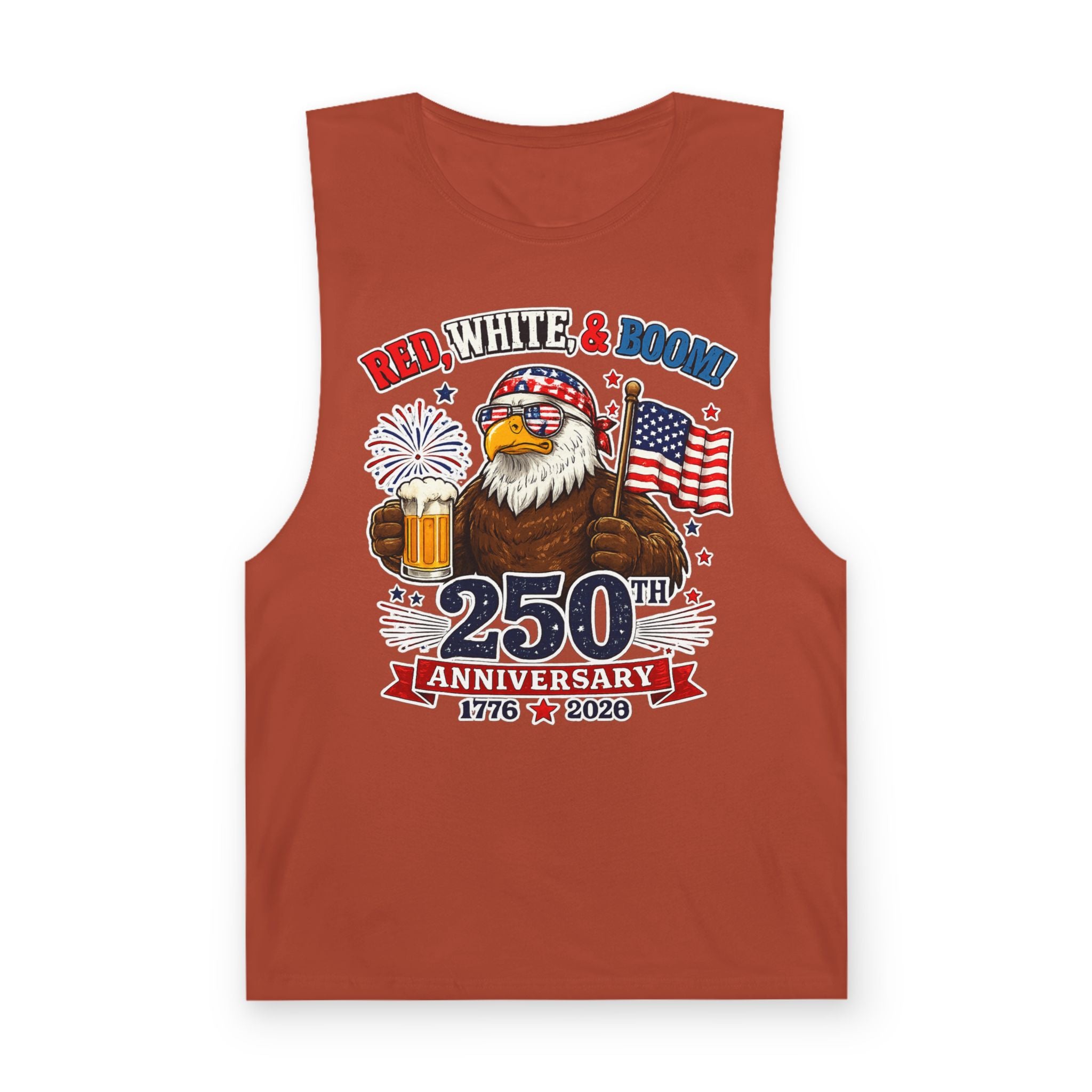 Red, White, & Boom Unisex Tank Top