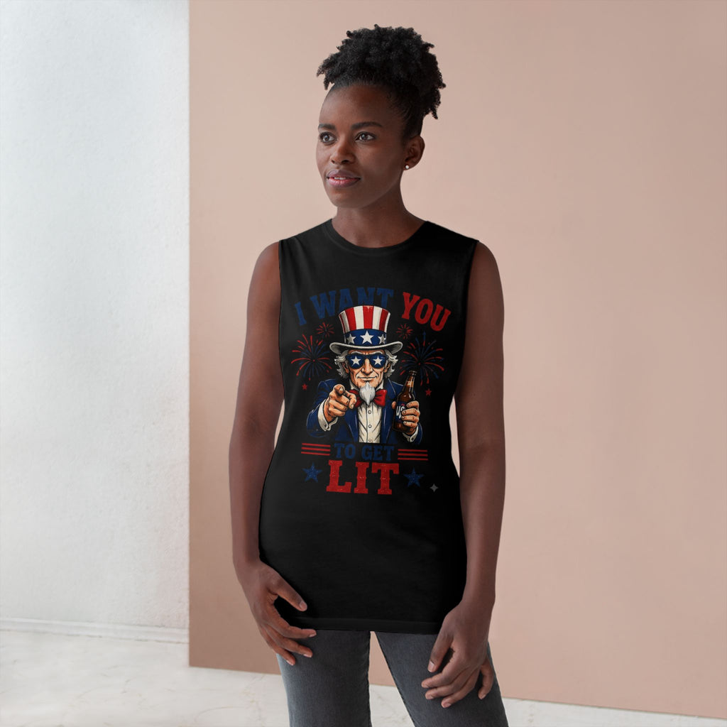 Uncle Sam Unisex Tank Top