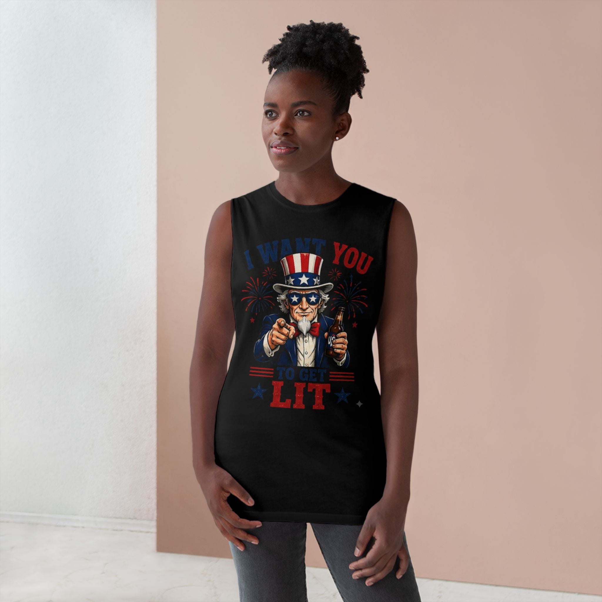Uncle Sam Unisex Tank Top