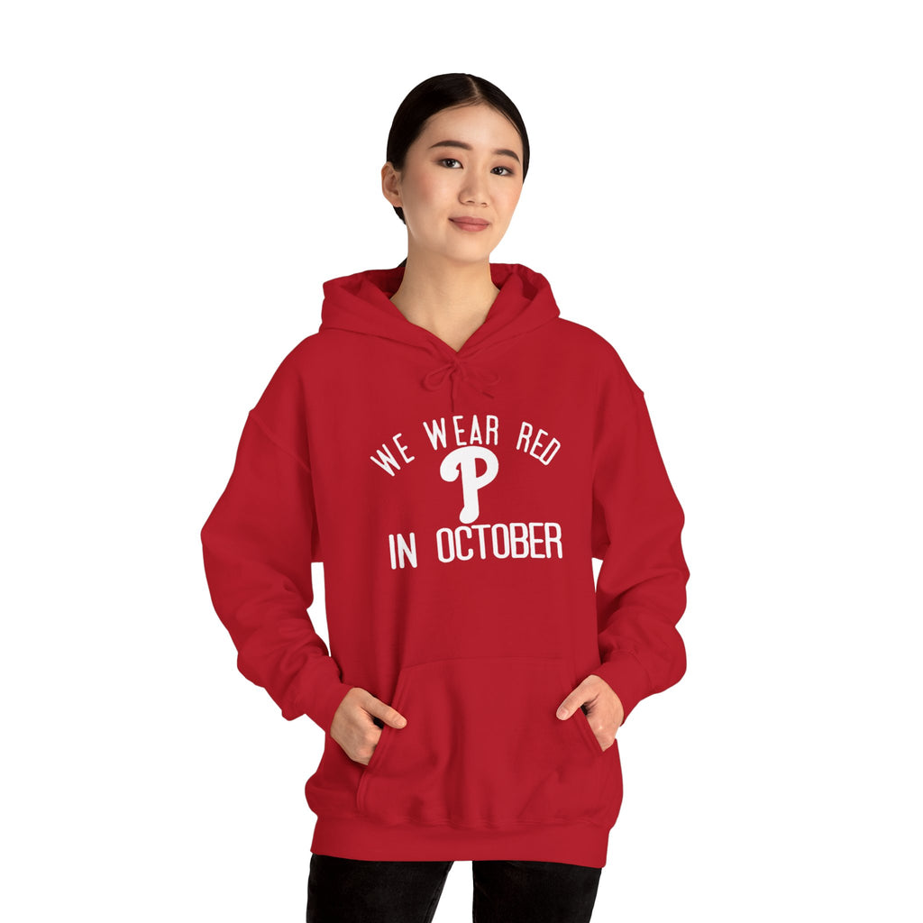 We Wear Red Hooded Sweatshirt