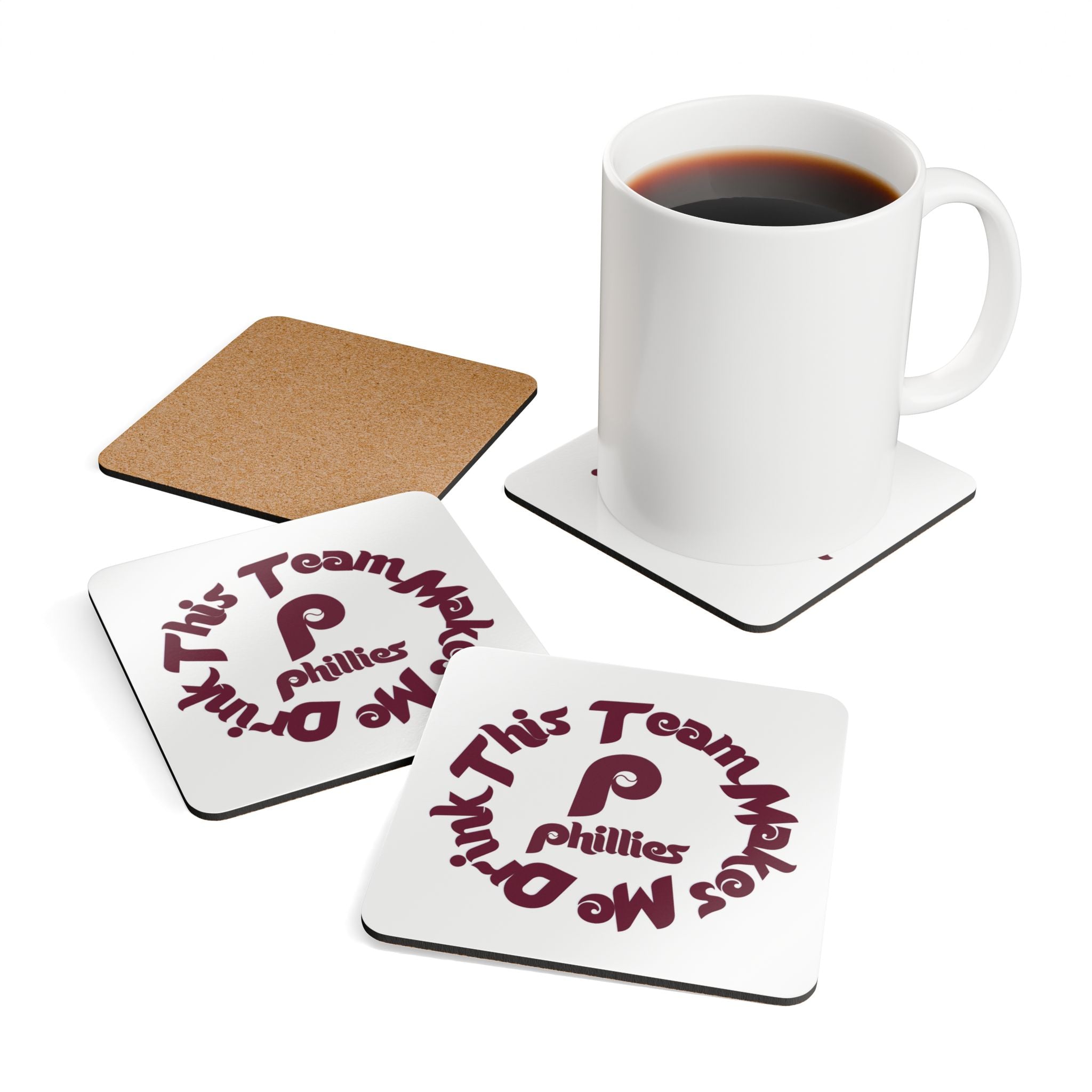Retro Phillies Coaster Set