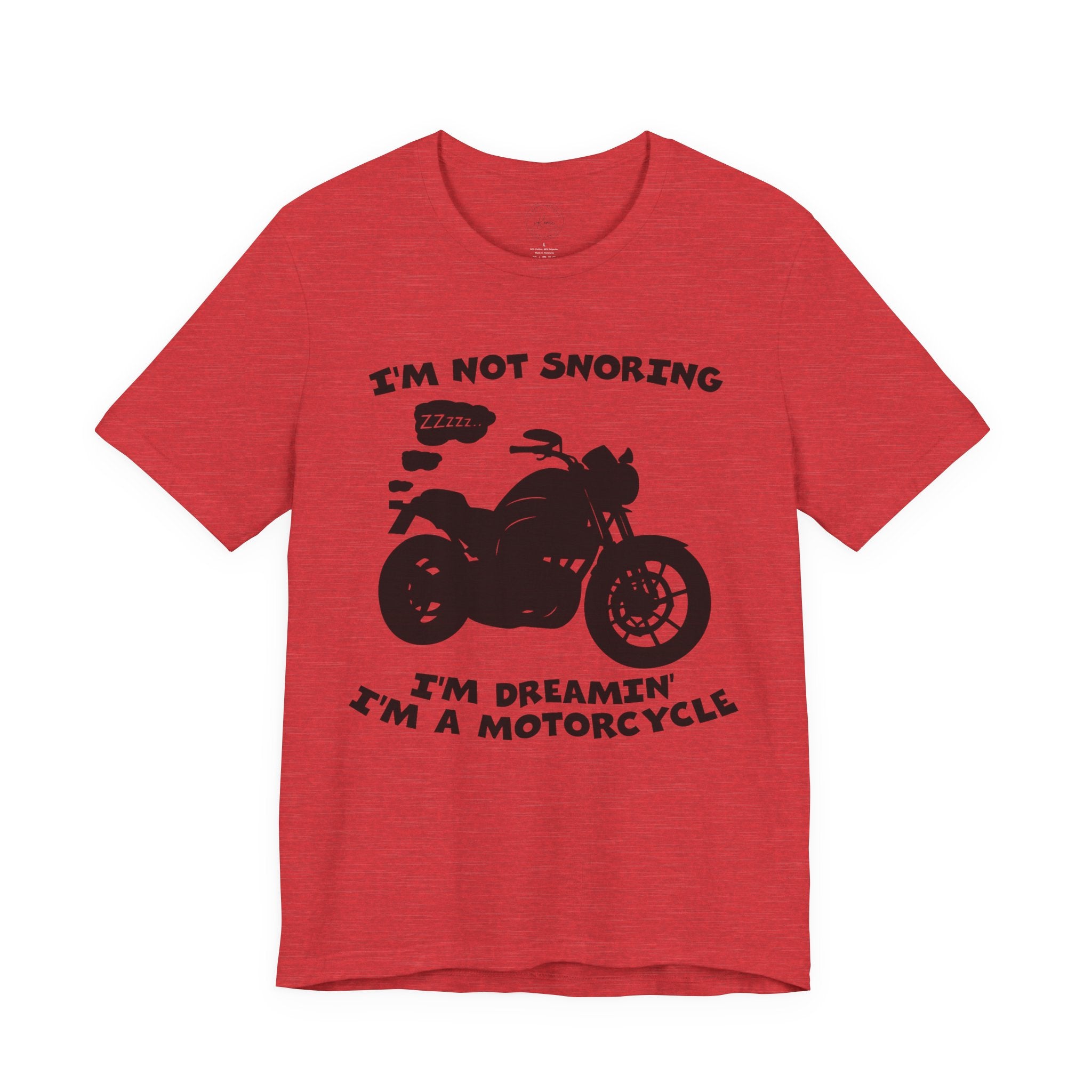 Snoring Motorcycle Unisex T-Shirt