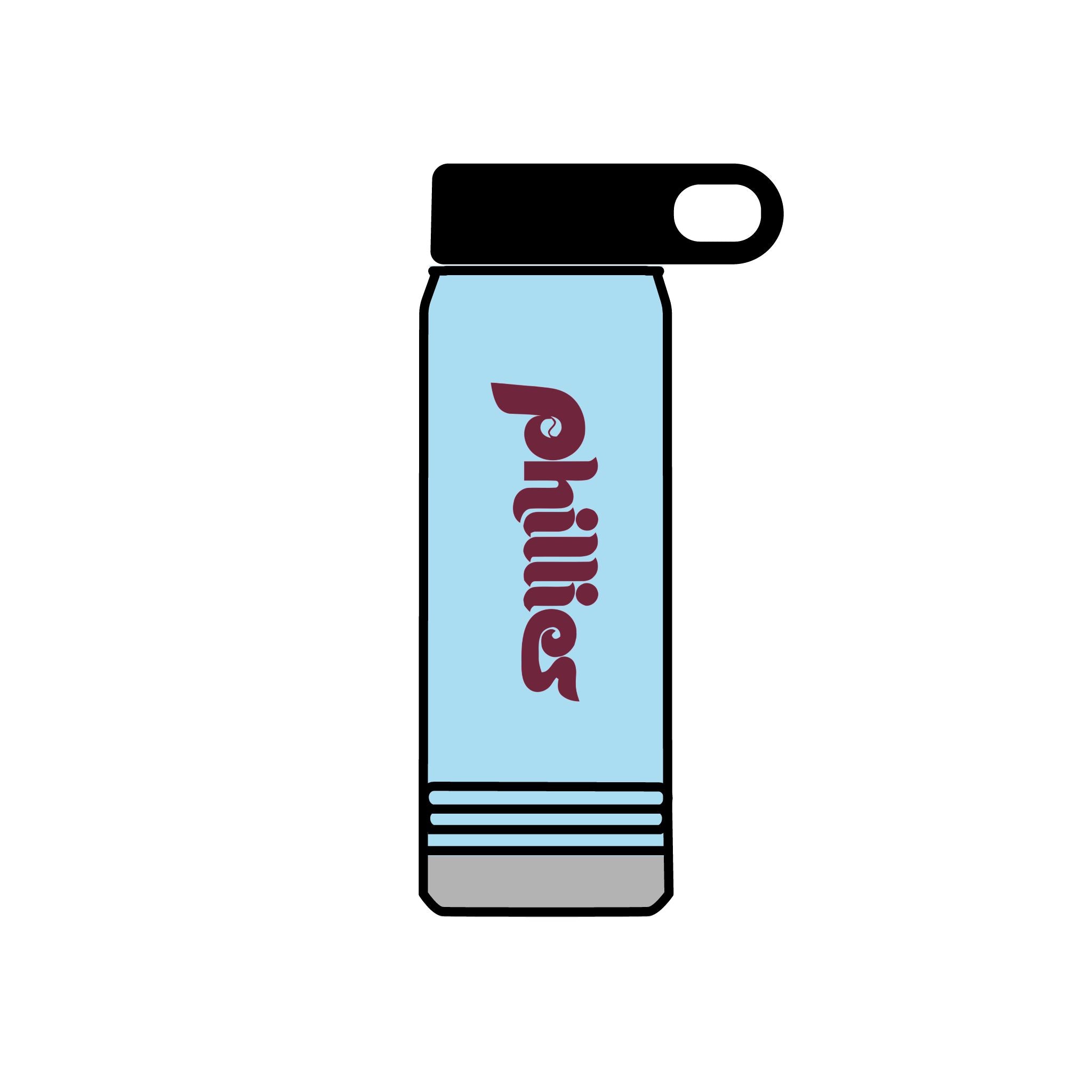 Retro Phillies Water Bottle, 20oz