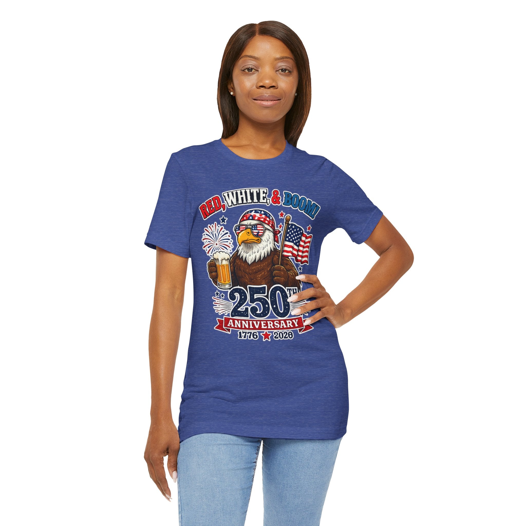 Red, Boom, & Boom Unisex T-shirt