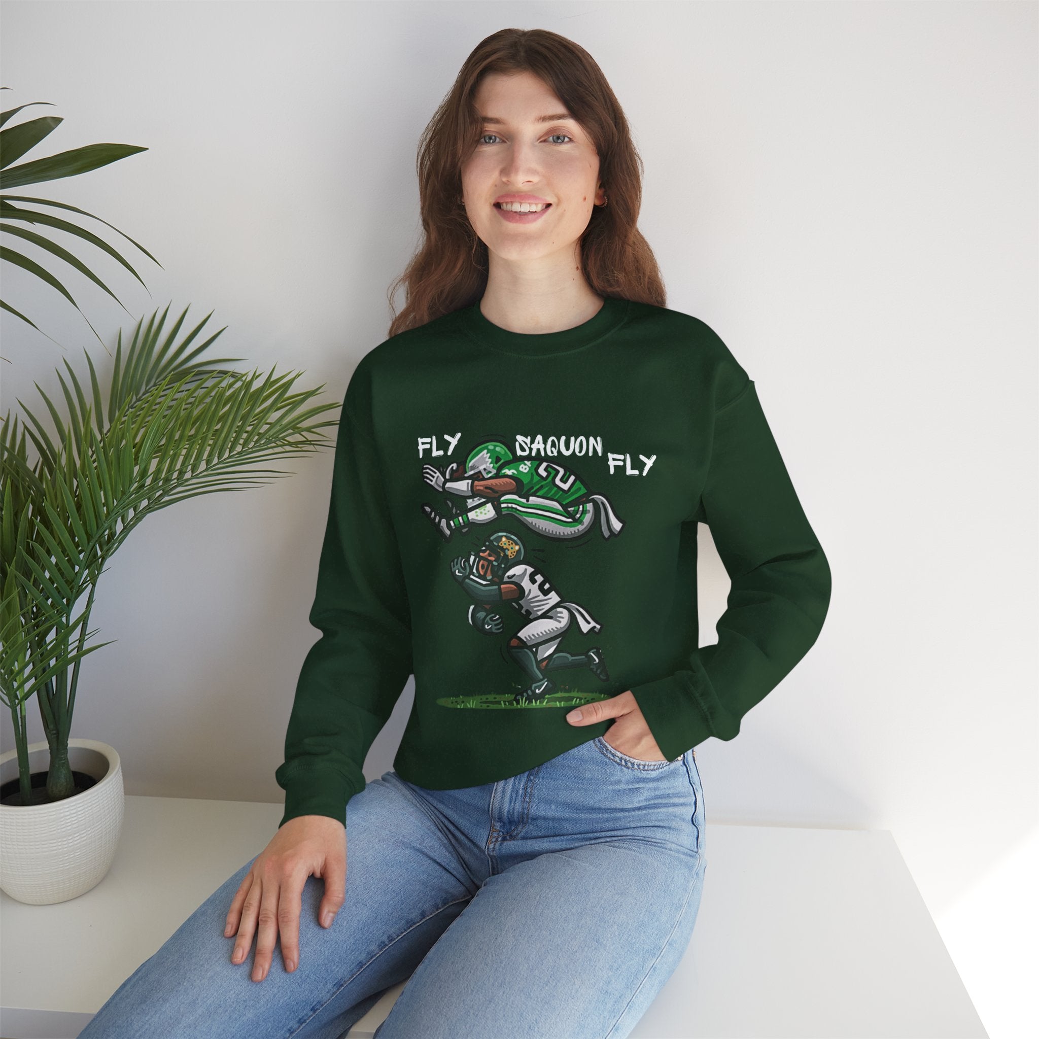 Unisex Fly Saquon Fly Crewneck Sweatshirt