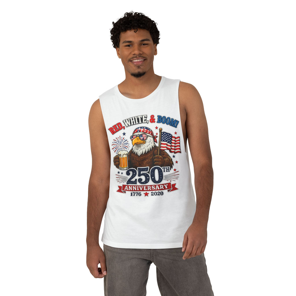 Red, White, & Boom Unisex Tank Top