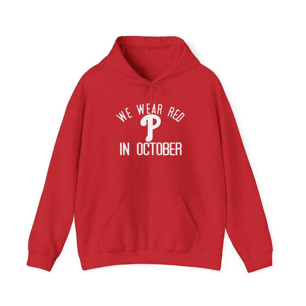 We Wear Red Hooded Sweatshirt