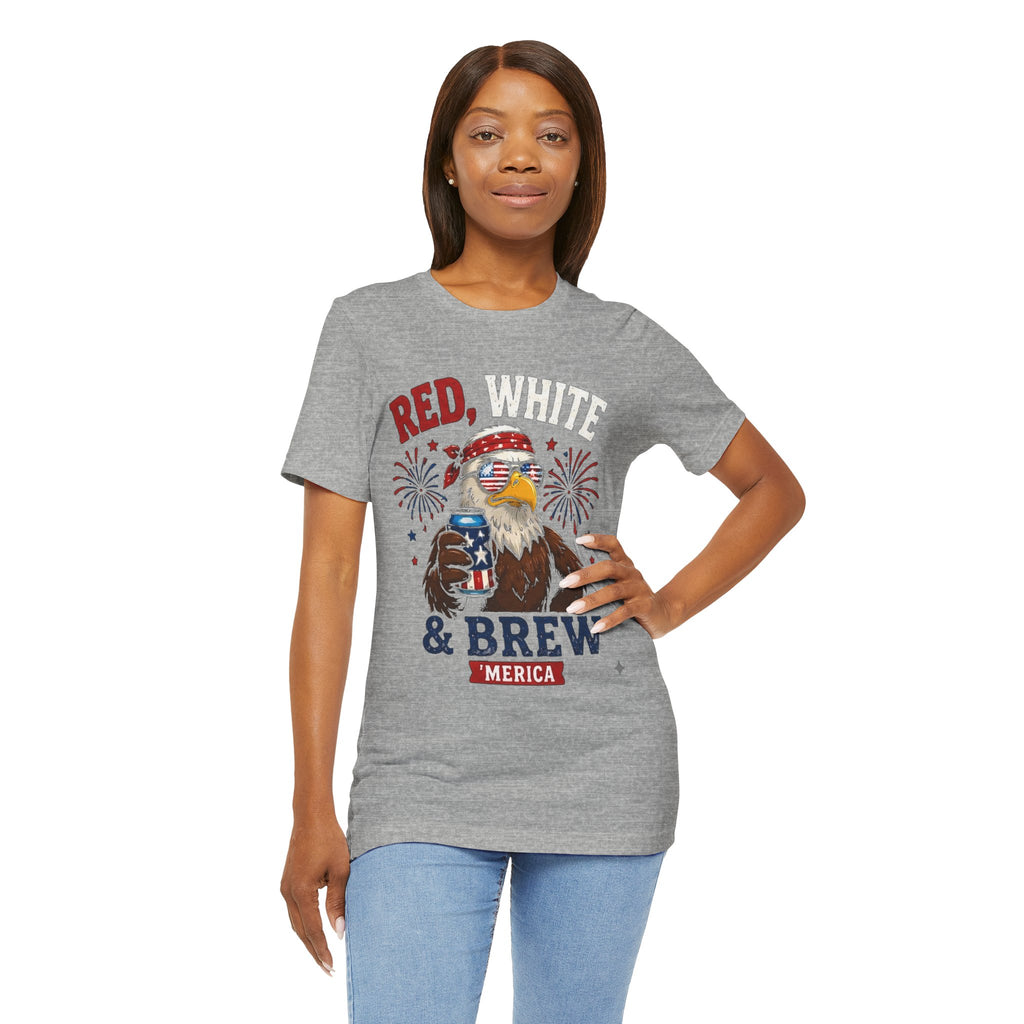 Red, White, & Brew Unisex T-shirt