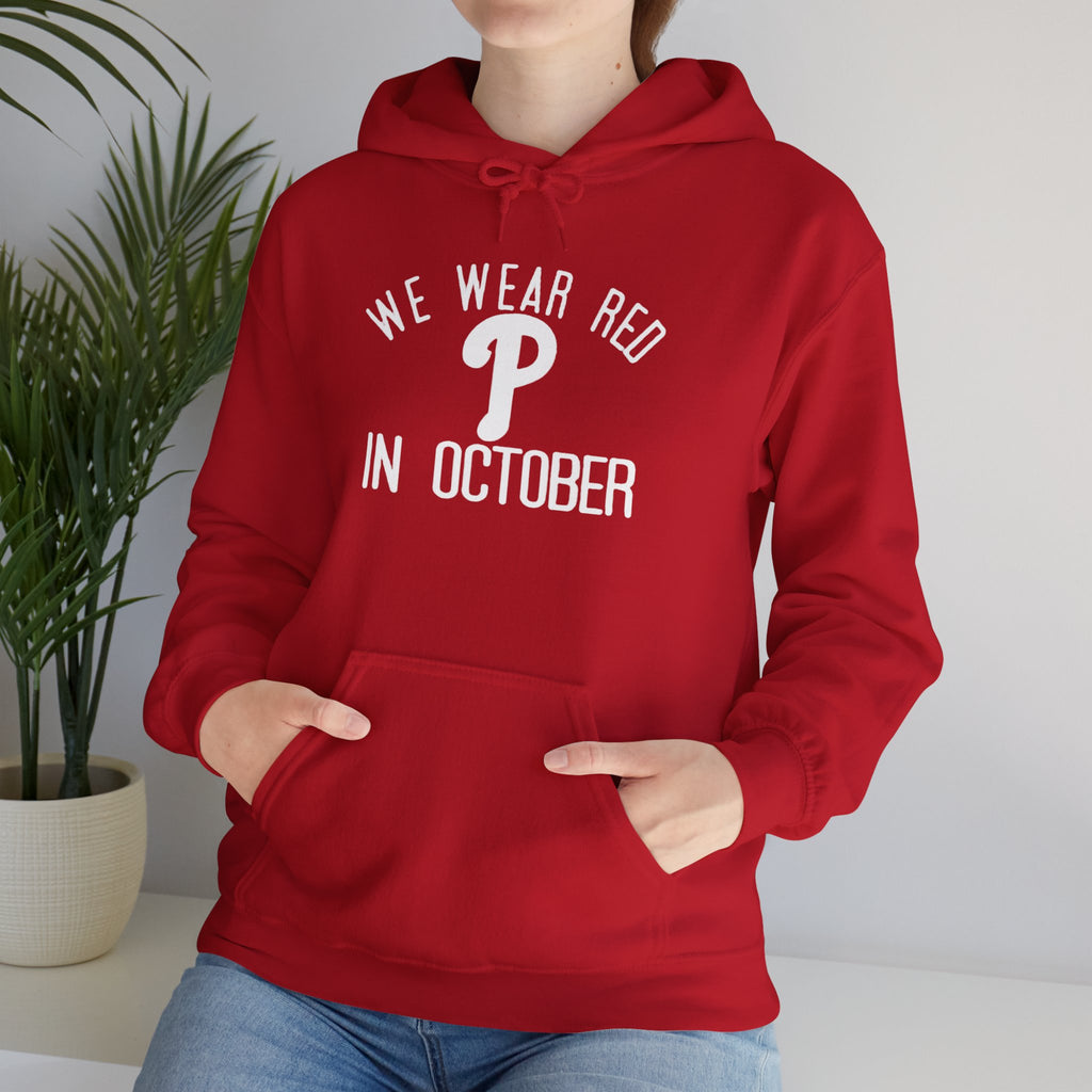 We Wear Red Hooded Sweatshirt