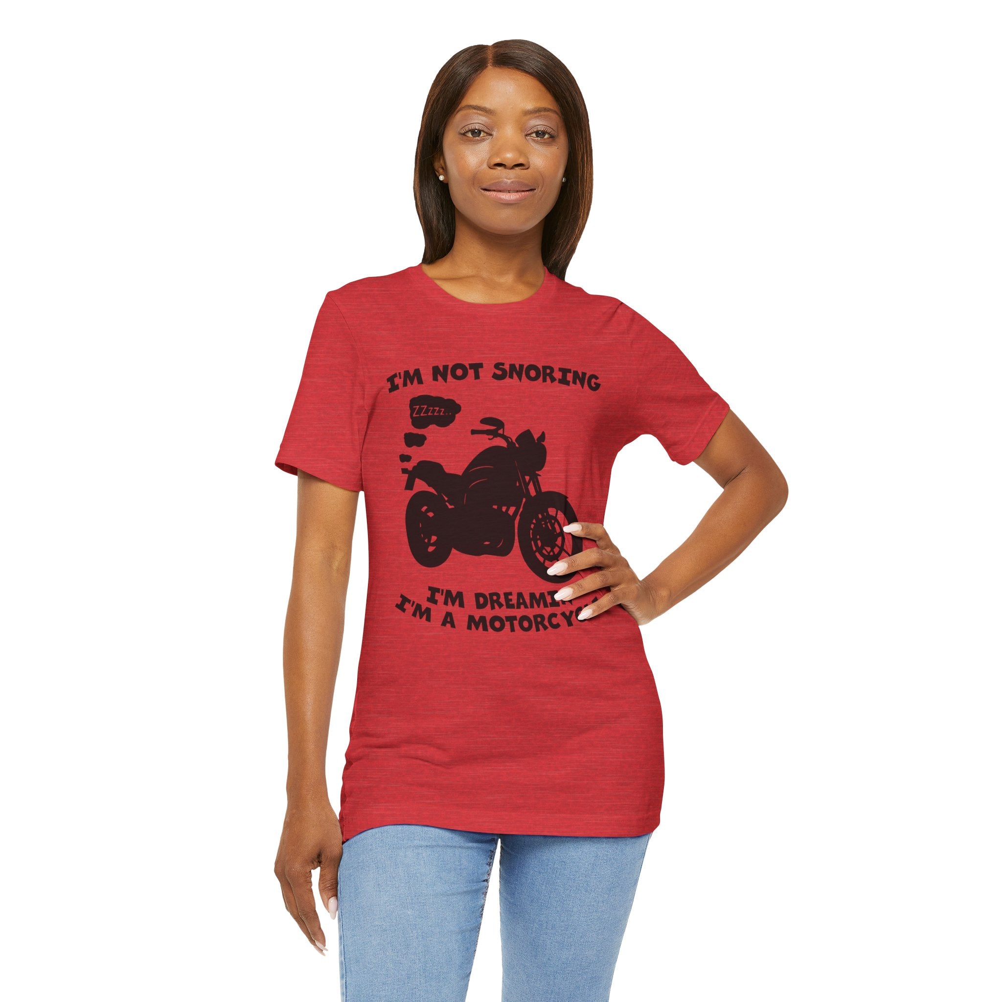 Snoring Motorcycle Unisex T-Shirt