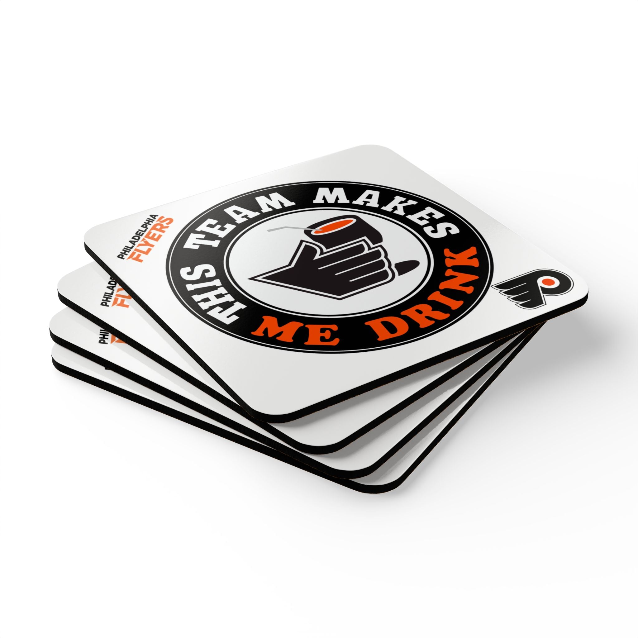 Flyers Corkwood Coaster Set