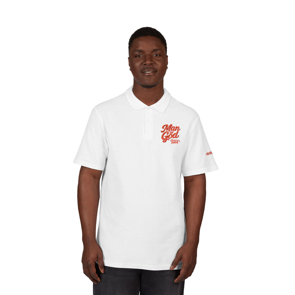 Man of God Polo Shirt (Embroidery)