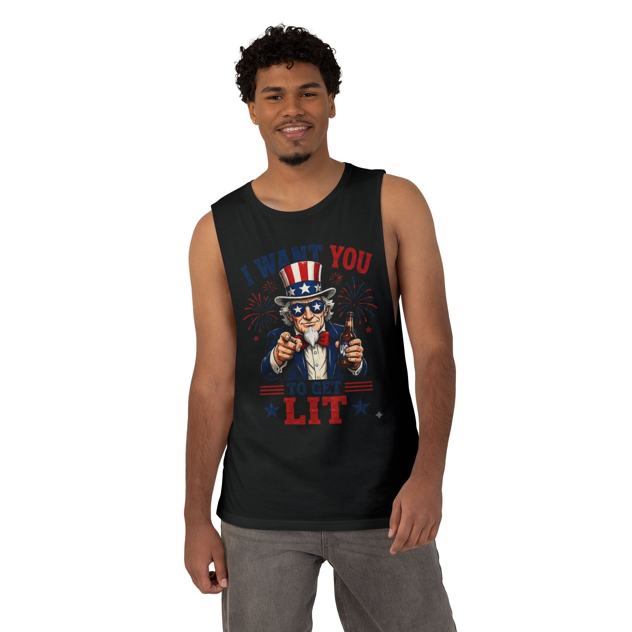 Uncle Sam Unisex Tank Top
