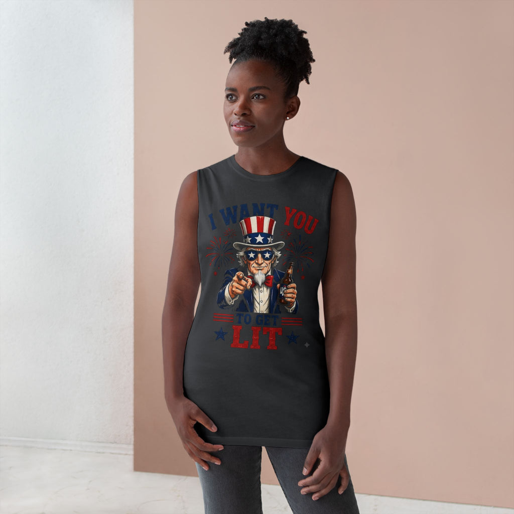 Uncle Sam Unisex Tank Top