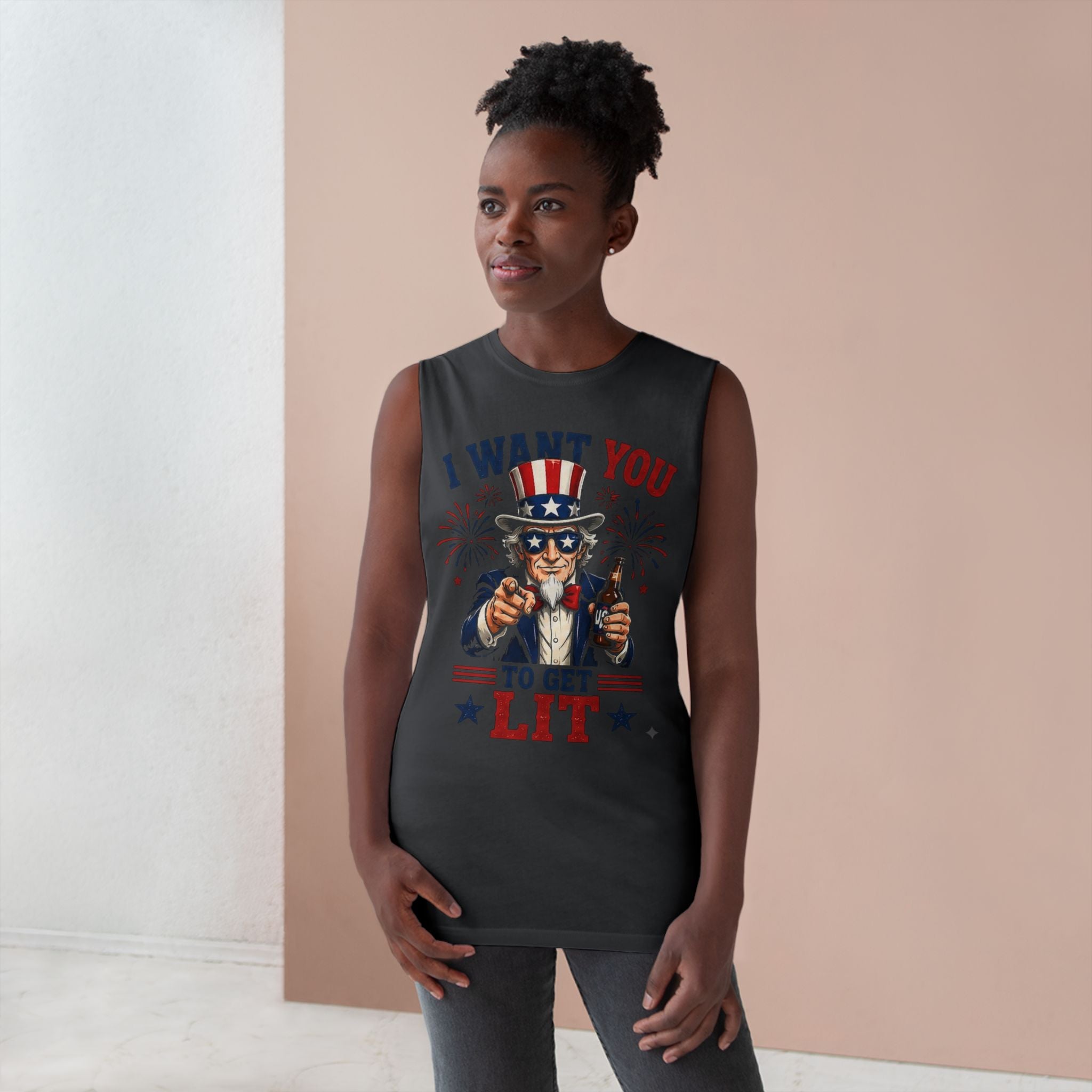 Uncle Sam Unisex Tank Top