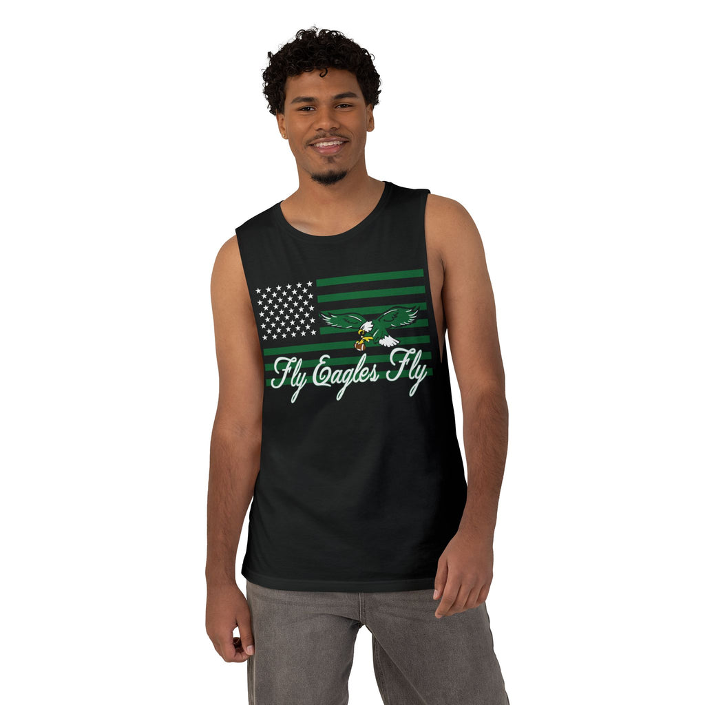 Fly Eagles Fly Flag Unisex Cut-Off Tank