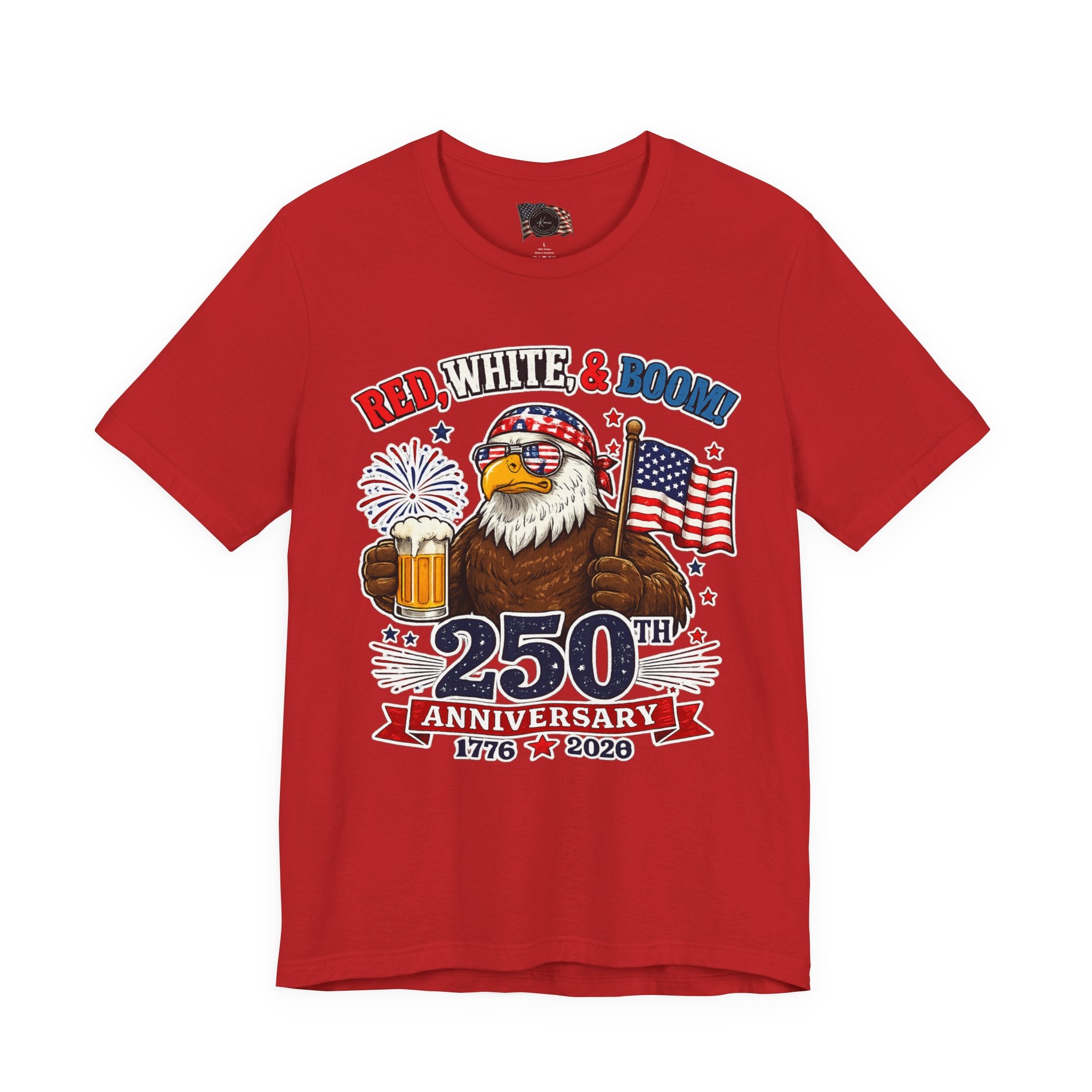 Red, Boom, & Boom Unisex T-shirt