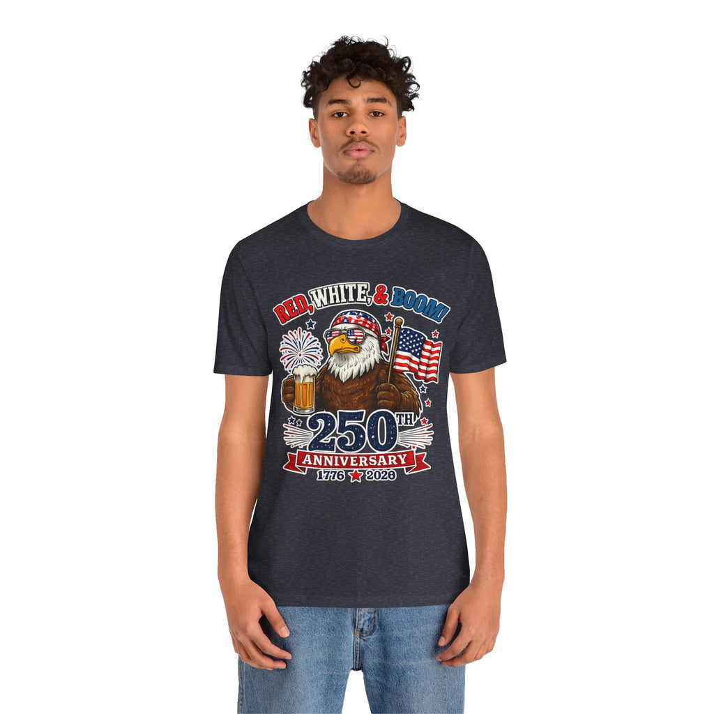 Red, Boom, & Boom Unisex T-shirt