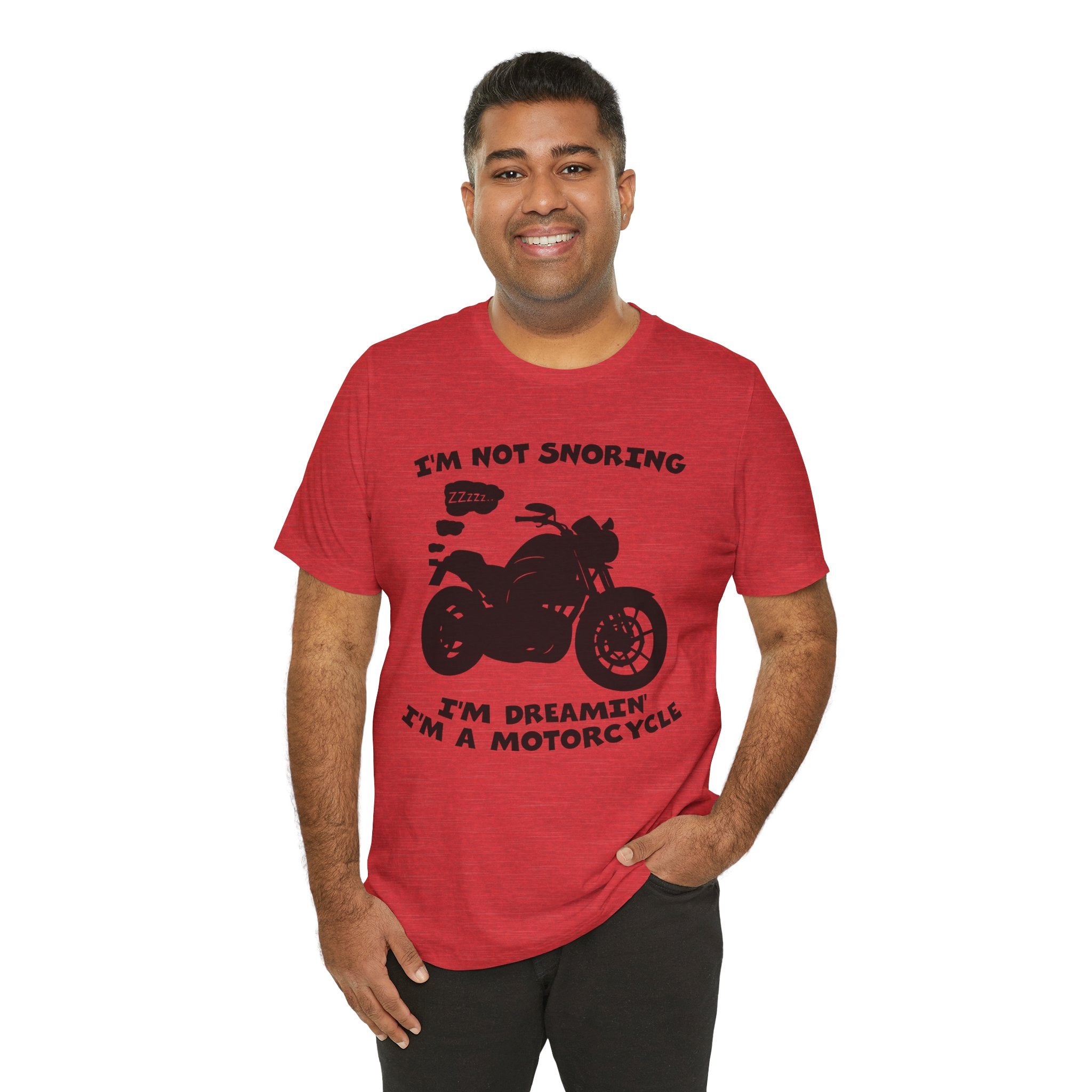 Snoring Motorcycle Unisex T-Shirt