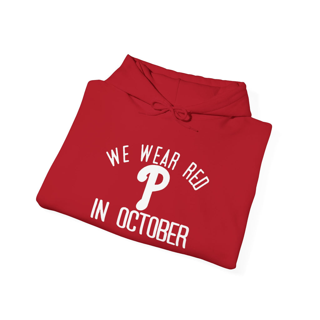 We Wear Red Hooded Sweatshirt