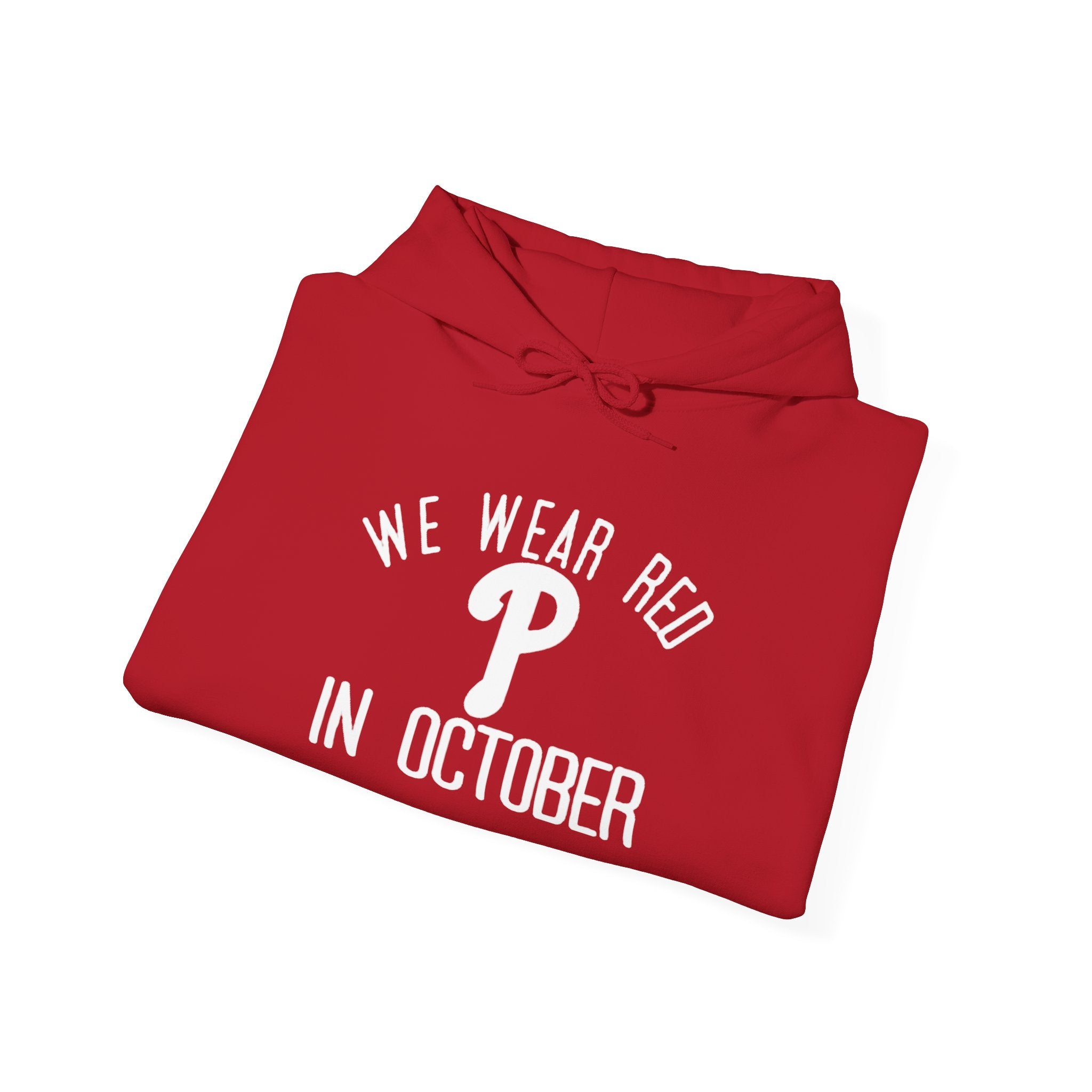 We Wear Red Hooded Sweatshirt