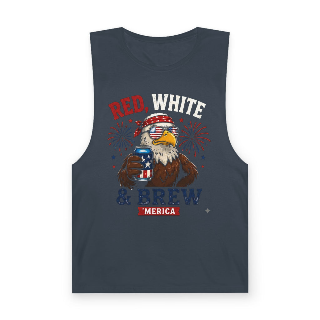 Red, White, & Brew Unisex Tank Top