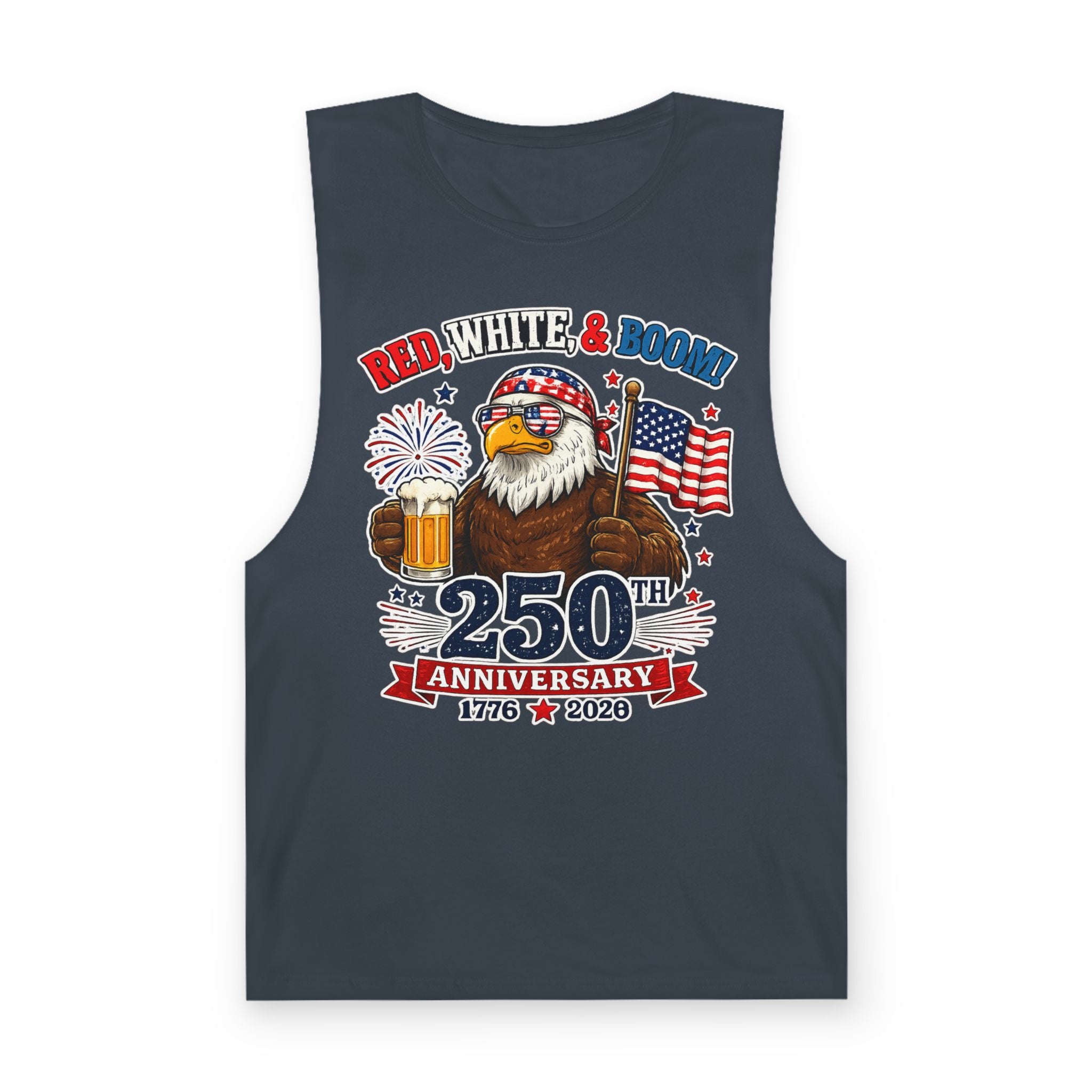 Red, White, & Boom Unisex Tank Top