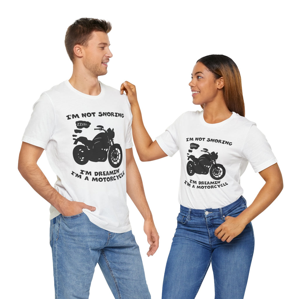 Snoring Motorcycle Unisex T-Shirt