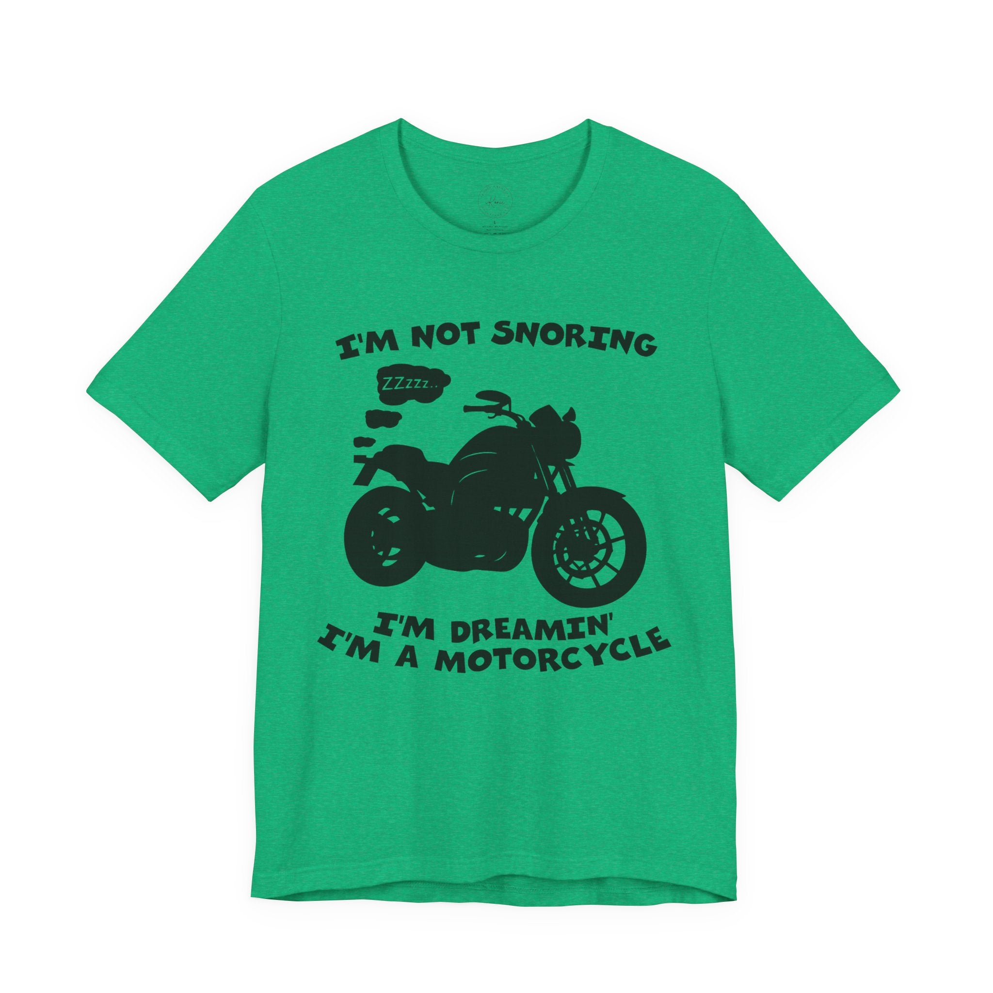 Snoring Motorcycle Unisex T-Shirt