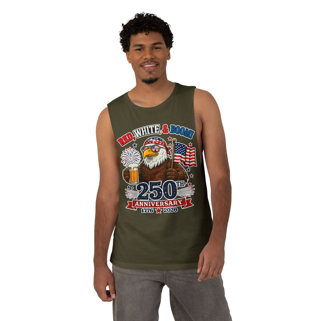 Red, White, & Boom Unisex Tank Top