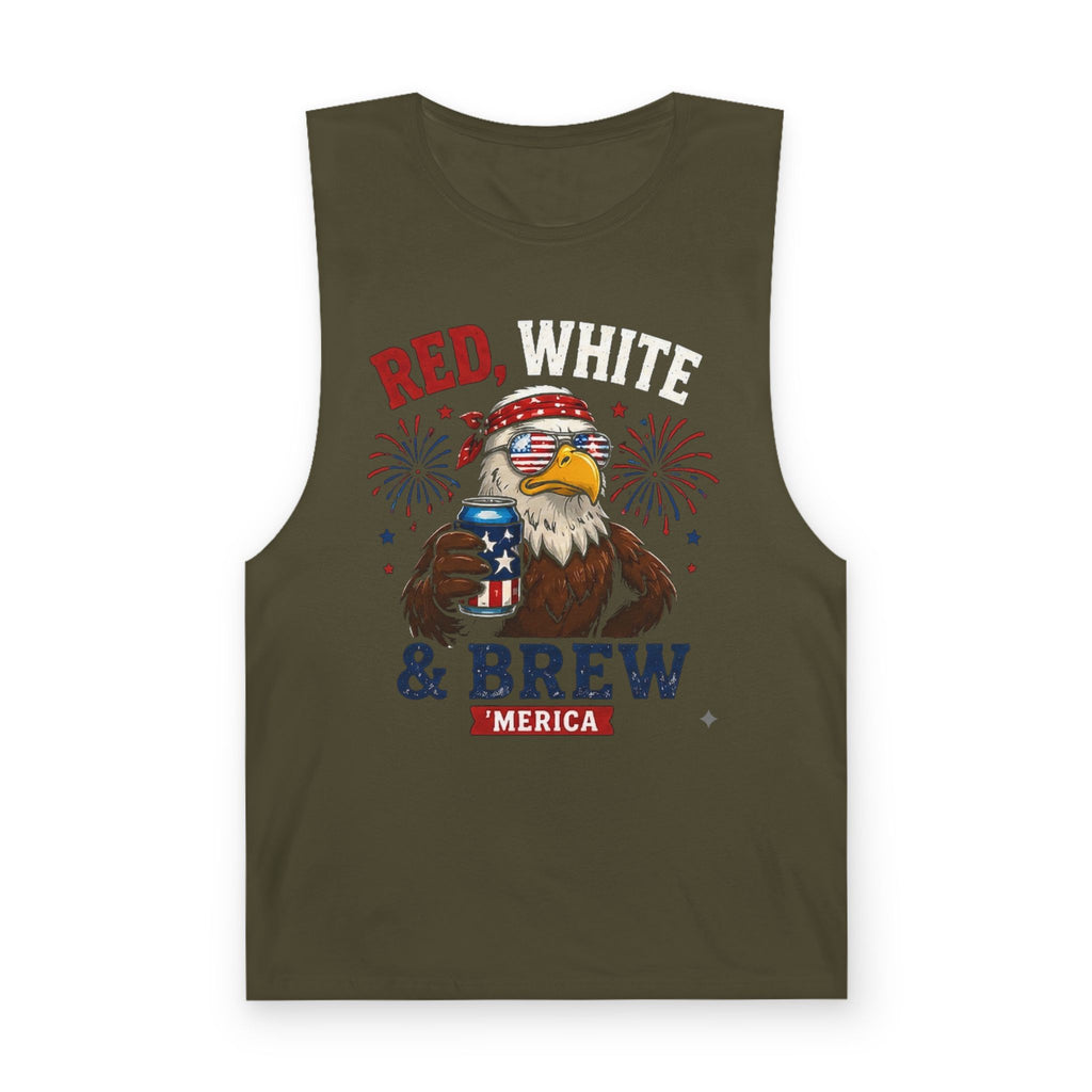 Red, White, & Brew Unisex Tank Top