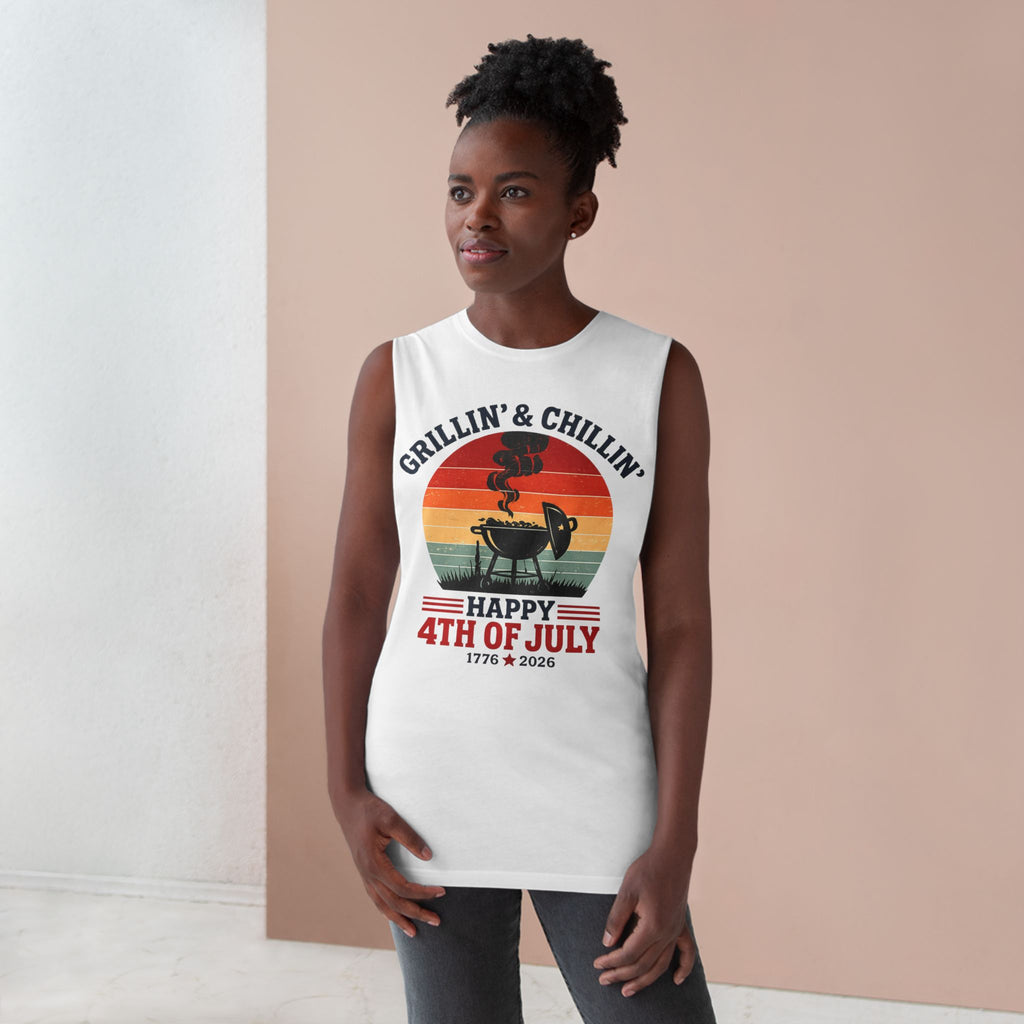 Grillin' Unisex Tank