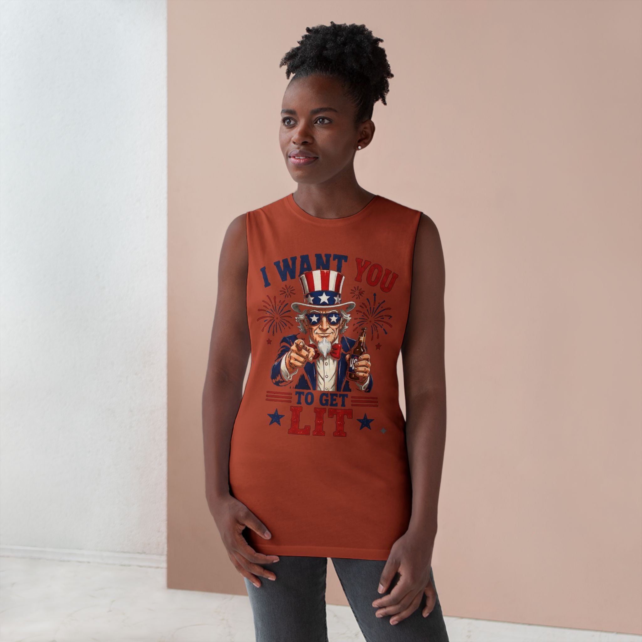 Uncle Sam Unisex Tank Top