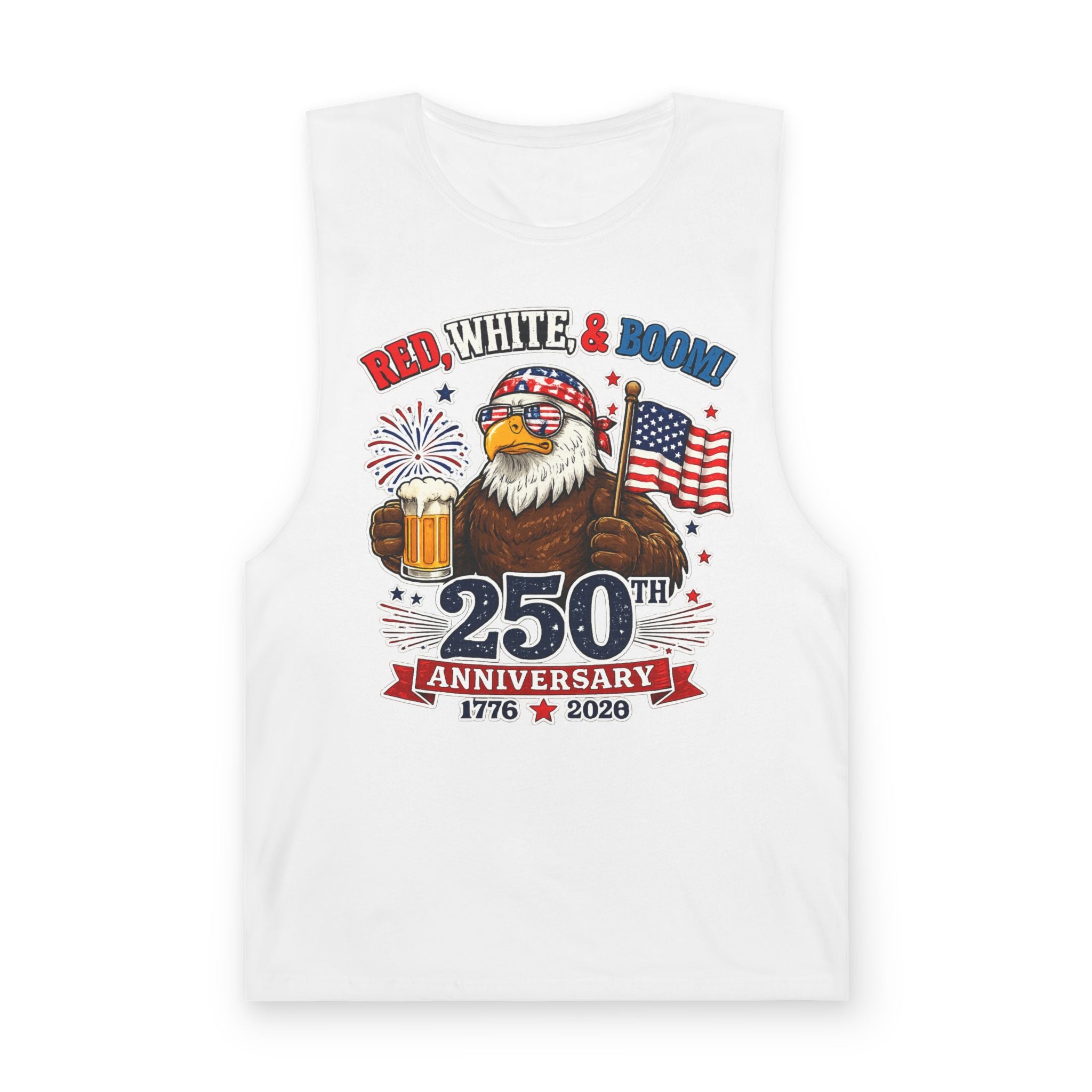 Red, White, & Boom Unisex Tank Top