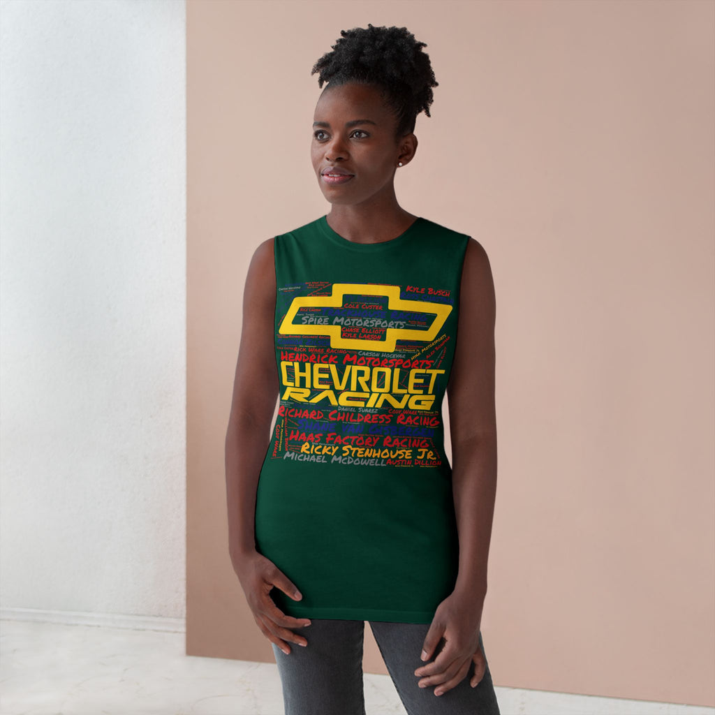 Chevy Racing Unisex Cut-Off Tank
