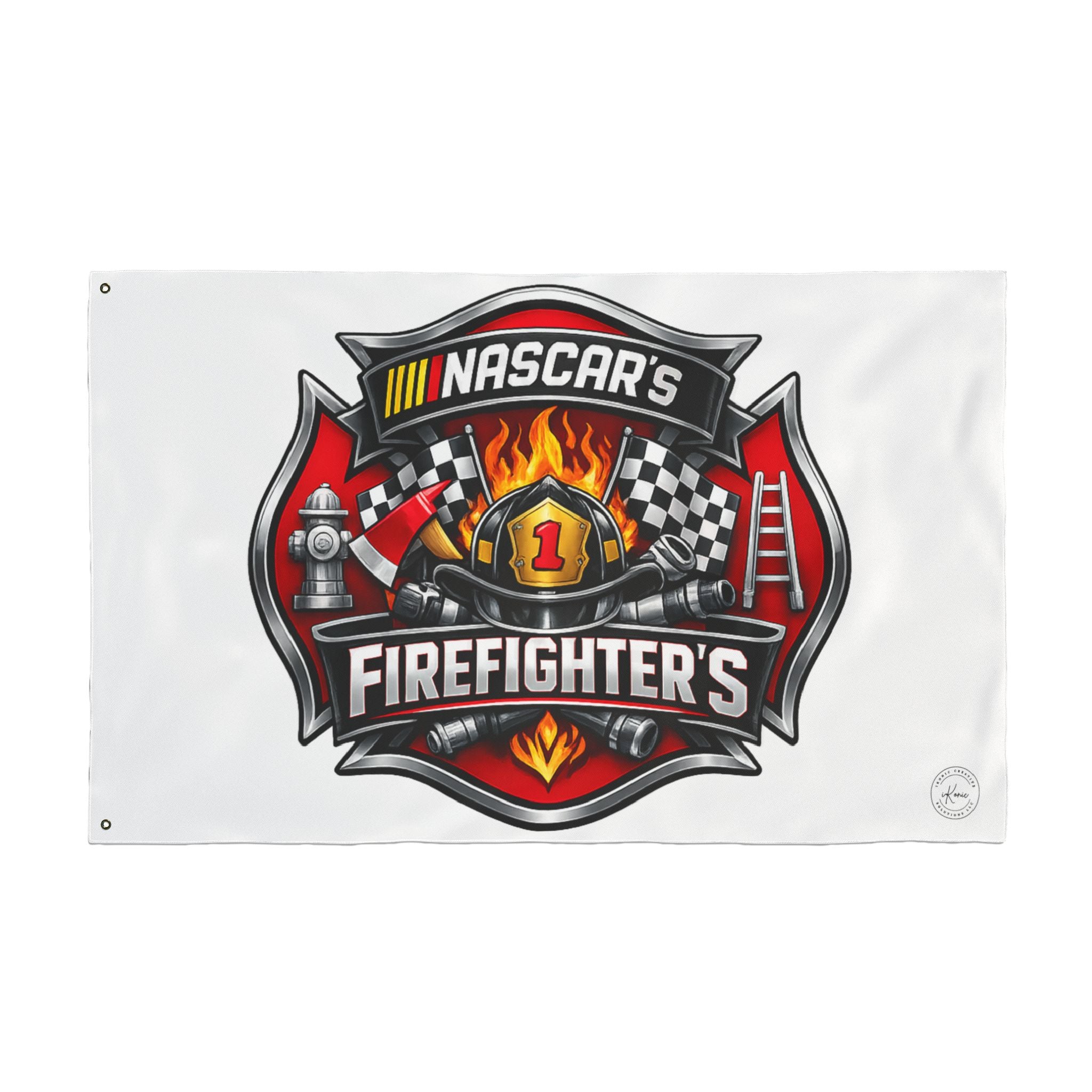 Firefighter Double Sided Flag