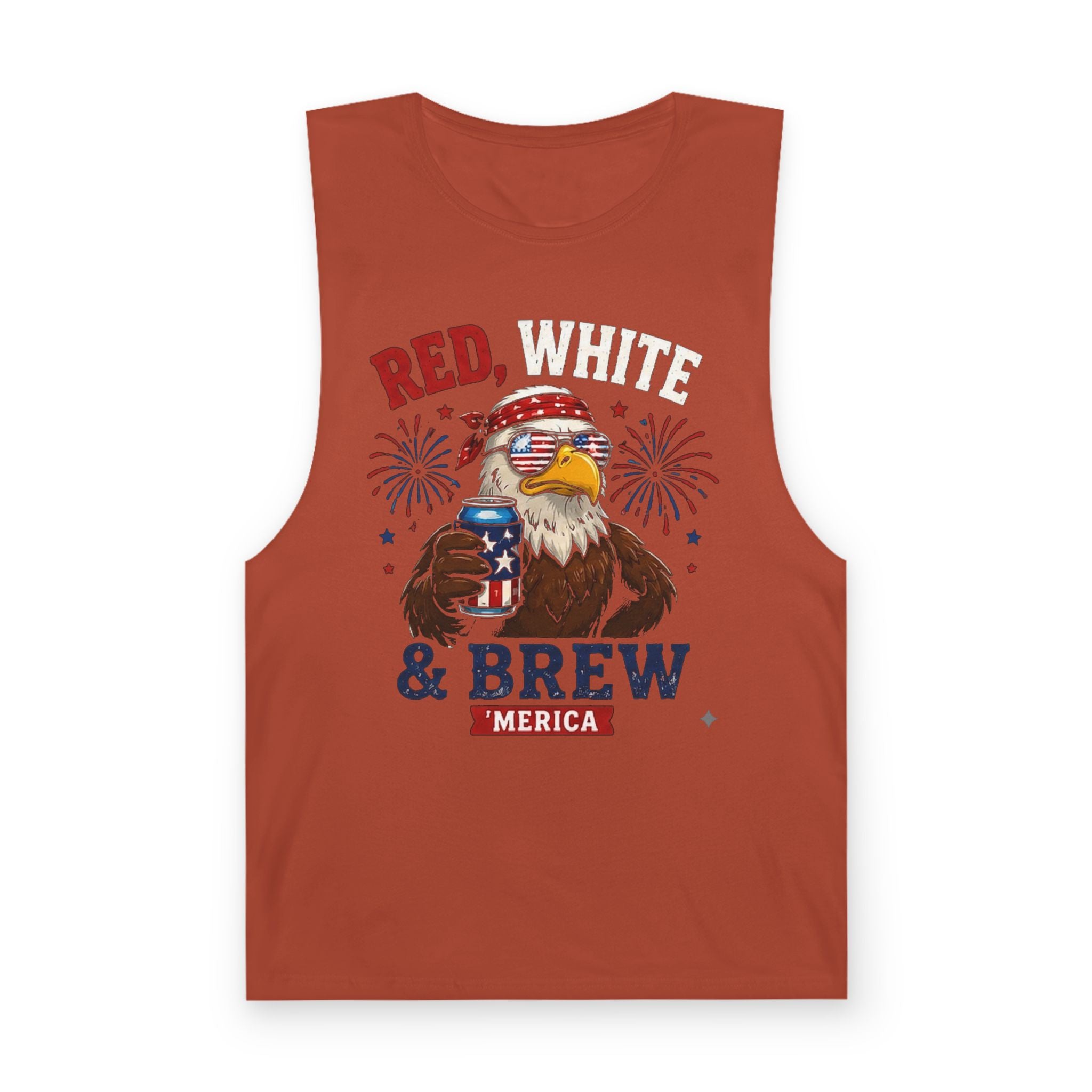 Red, White, & Brew Unisex Tank Top