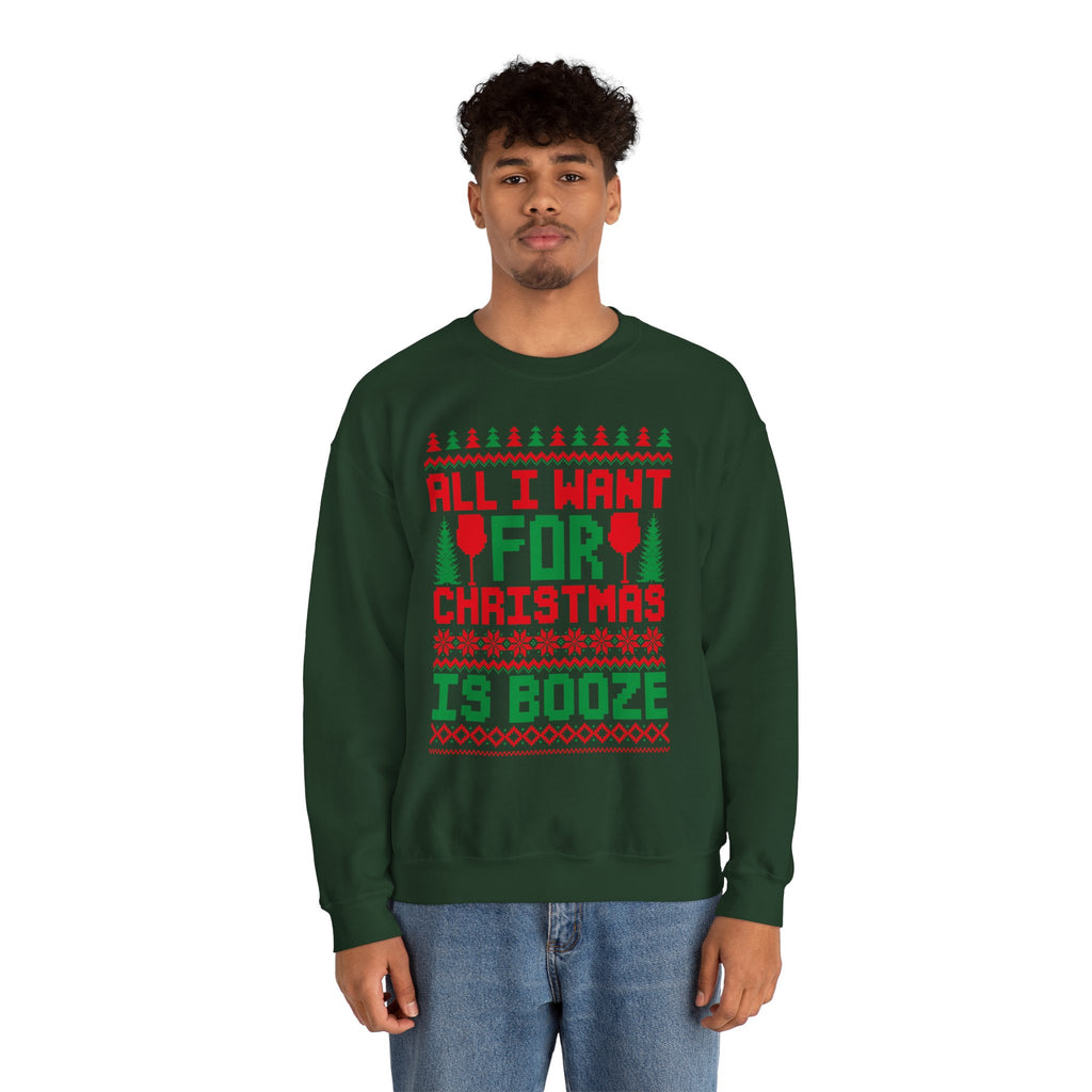 Booze Unisex Sweatshirt