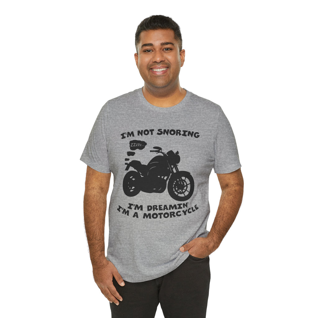 Snoring Motorcycle Unisex T-Shirt