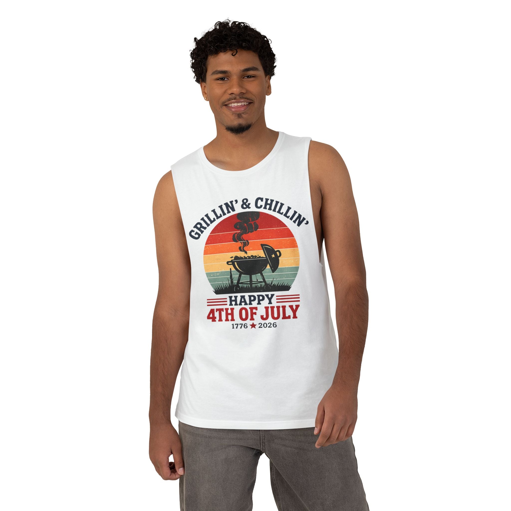 Grillin' Unisex Tank